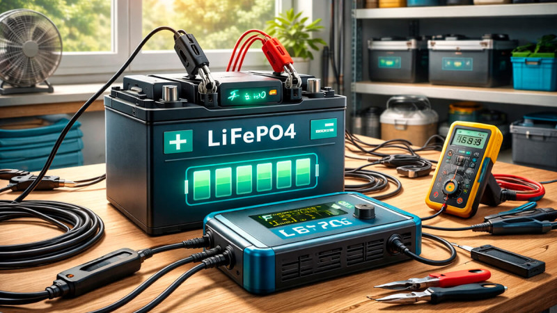 Скільки служить LiFePO4 акумулятор і як правильно його заряджати