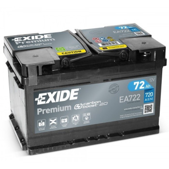 Exide 72Ah, 700A   EA722