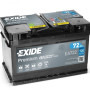 Exide 72Ah, 700A   EA722