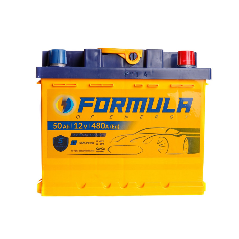 Formula of energy, Professional Line, 6CT-50(0), 480А