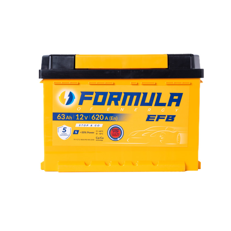 Formula of energy EFB Start&Stop 6-CT-63(1) 620А
