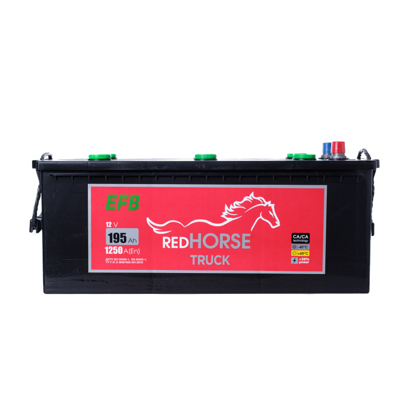 Red Horse EFB Start&Stop  6СТ-195 (3) 1250А