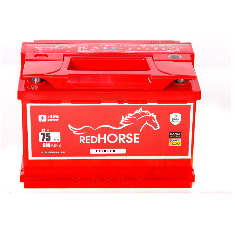 Red Horse Premium 6СТ-75 (0) 680А
