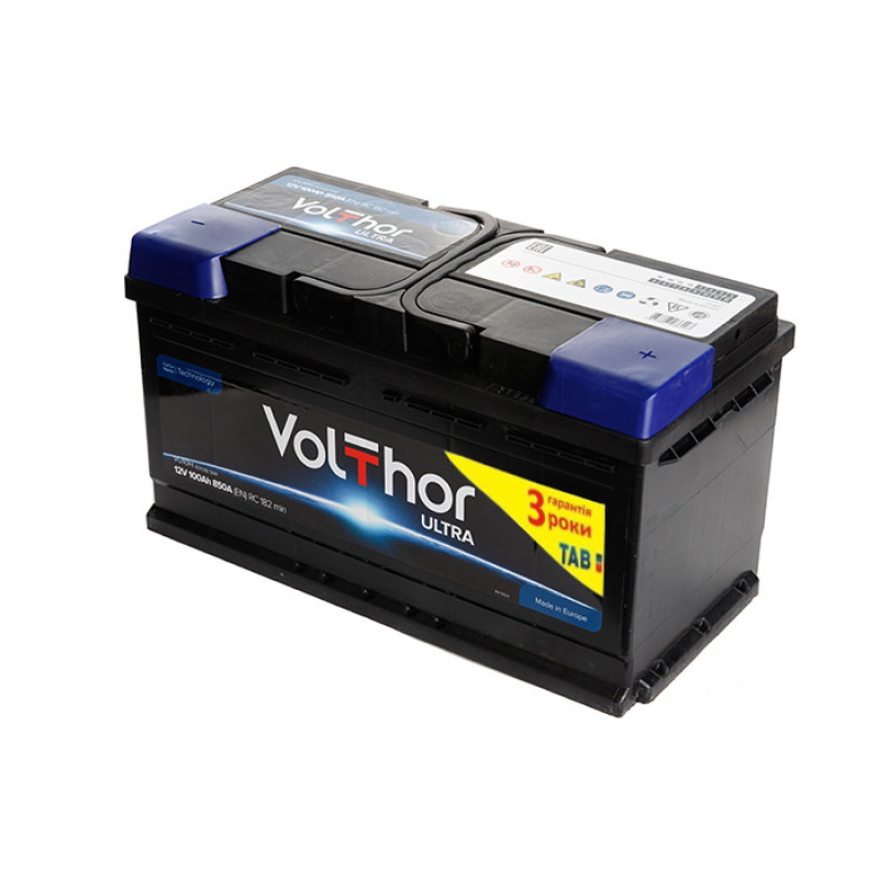 VolThor Ultra, 100 Аг, 850A  R+