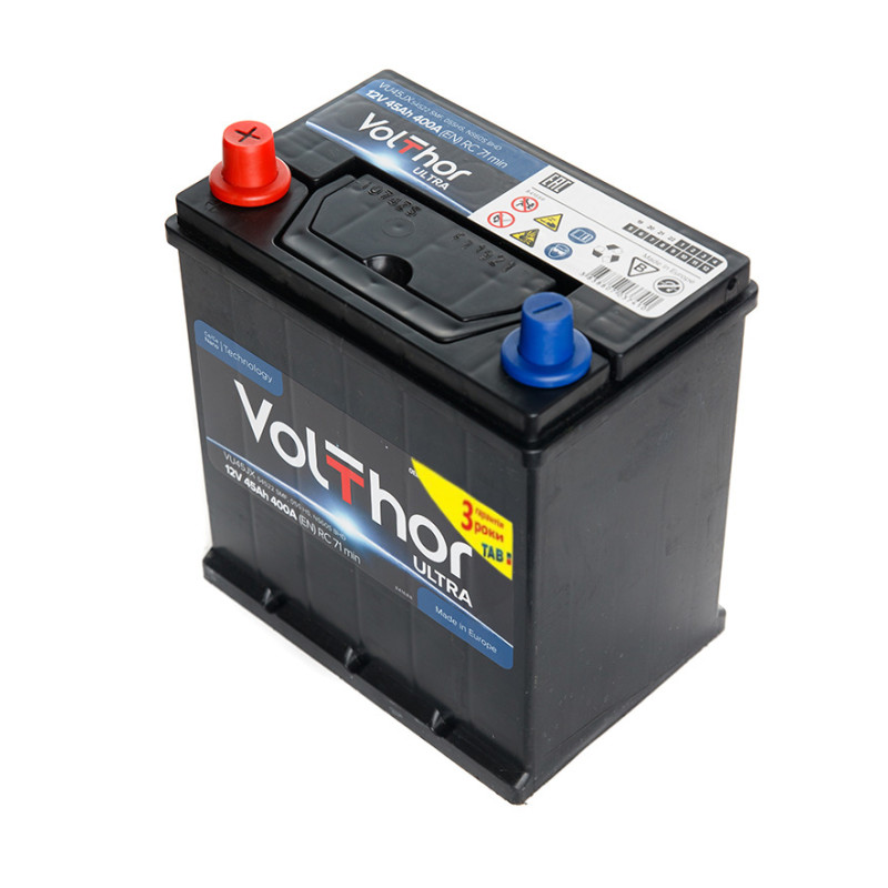VolThor Ultra, 45 Аг, 360A R+ matiz