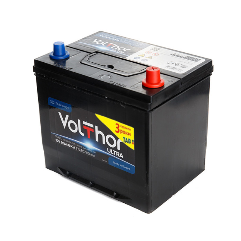 VolThor Ultra, 60 Аг, 600A JIS R+