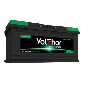 Volthor AGM Stop&Go, 105 Аг, 950А