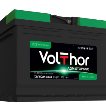 Volthor AGM Stop&Go, 60 Аг, 640А