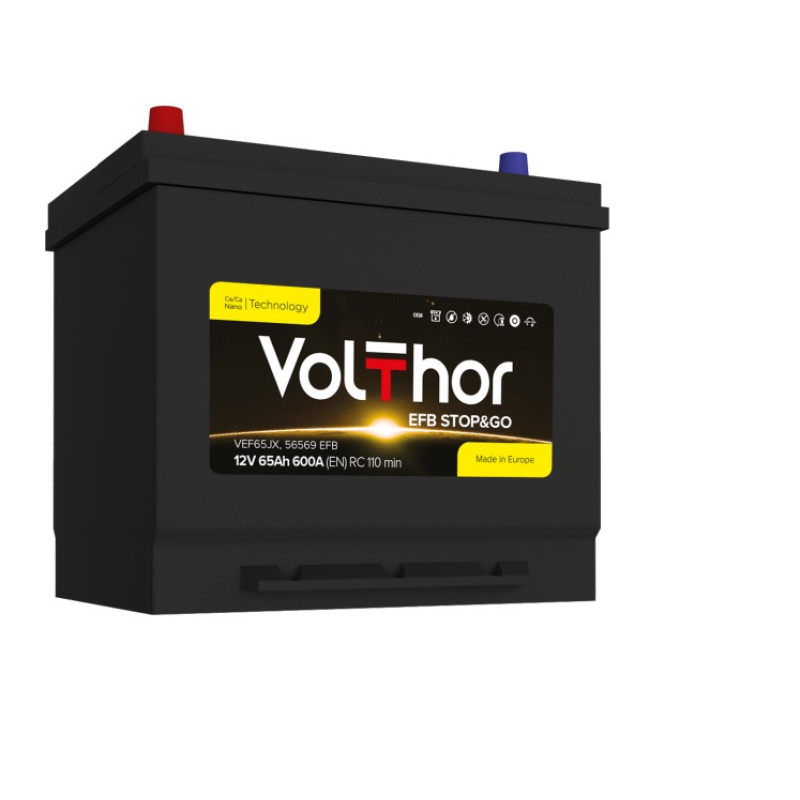 Volthor EFB Stop&Go, 65 Аг, 600А JIS (1)