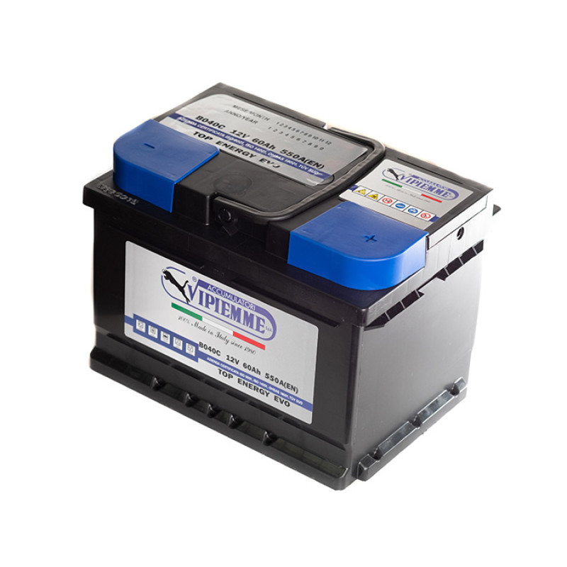 VIPIEMME, Top Energy Evo +15%, 60Ач, 550А
